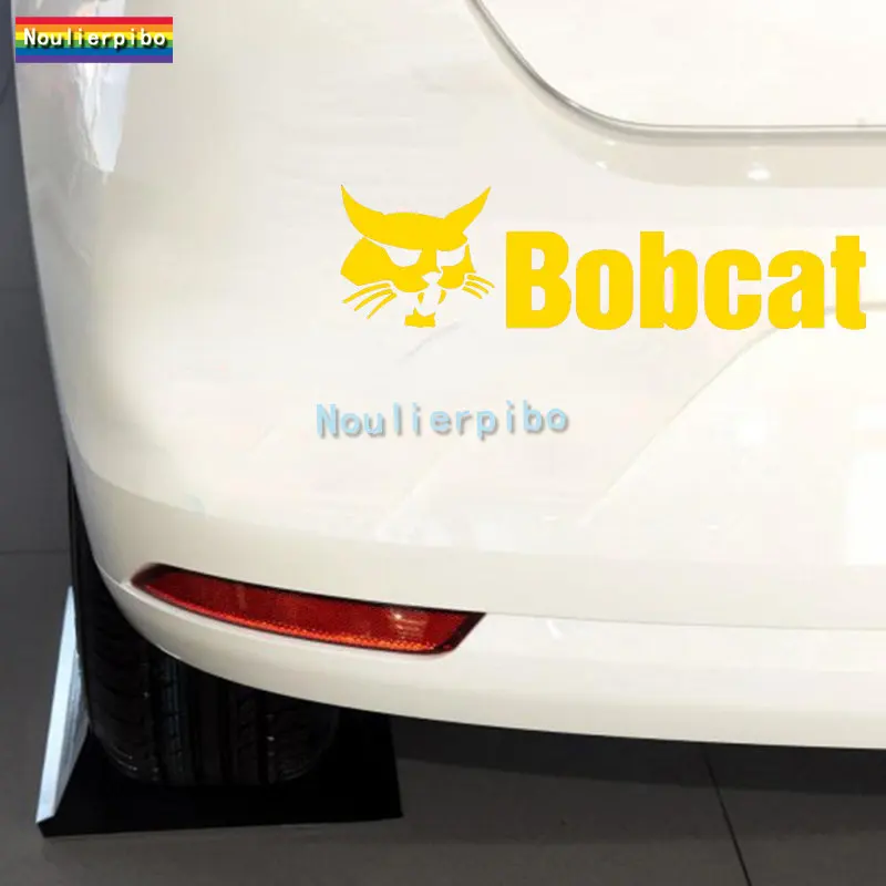 Персонализированные водонепроницаемые и устойчивые к царапинам наклейки Bobcat для мотоциклов, внедорожников, ноутбуков, Лазерные наклейки из ПВХ Изображение 0
