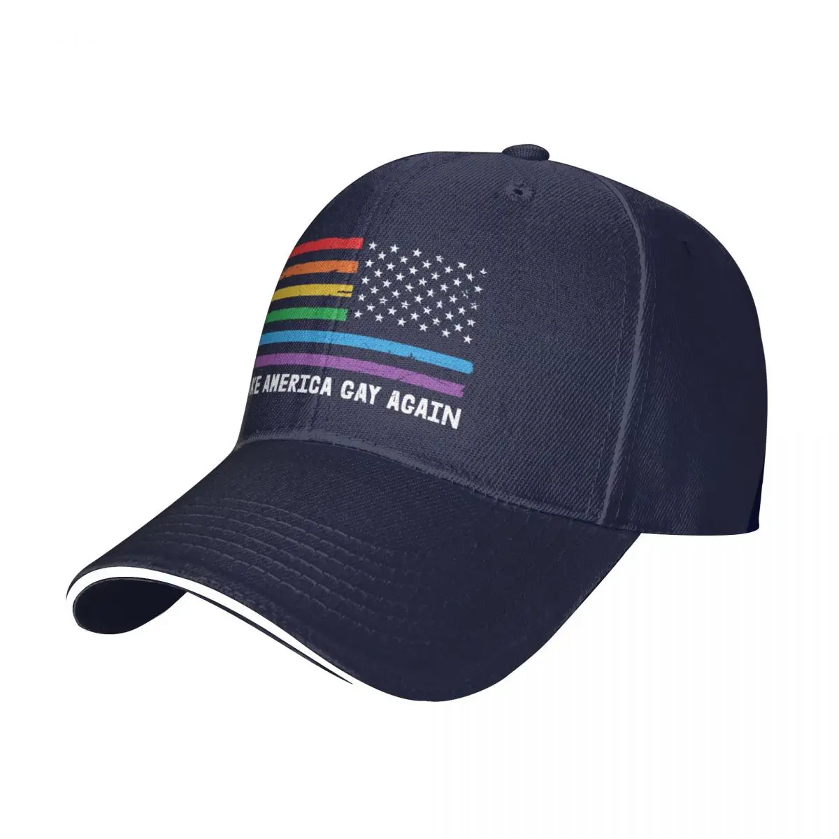 Make America Gay Again - Кепка для гей-парада, бейсбольная кепка, мужская шляпа для альпинизма, женская кепка Изображение 0