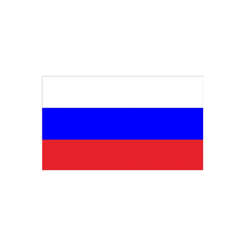 Наклейки с российским флагом для автомобиля, наклейки на окна кузова, задний бампер, украшение багажника Изображение 1