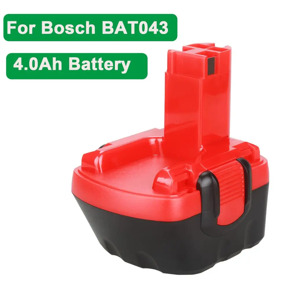 1 предмет 12V 4.0Ah Ni-MH Для Bosch BAT043 BAT045 Замена батареи PSR Подходит BAT139 BAT046 BAT049 BAT120 2607335683 2607335692 Изображение 1