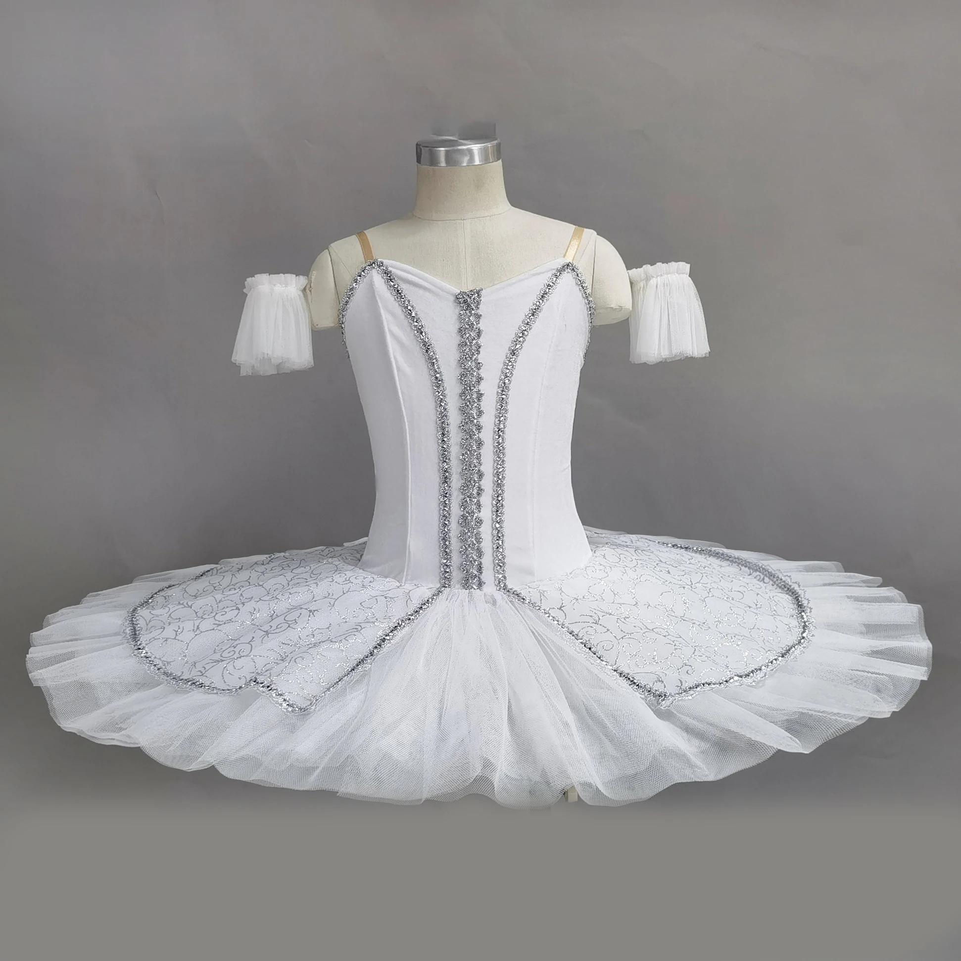 Белая Пачка Для Классических Танцев, Профессиональное Балетное Платье Для Девочек, Платье Балерины 
