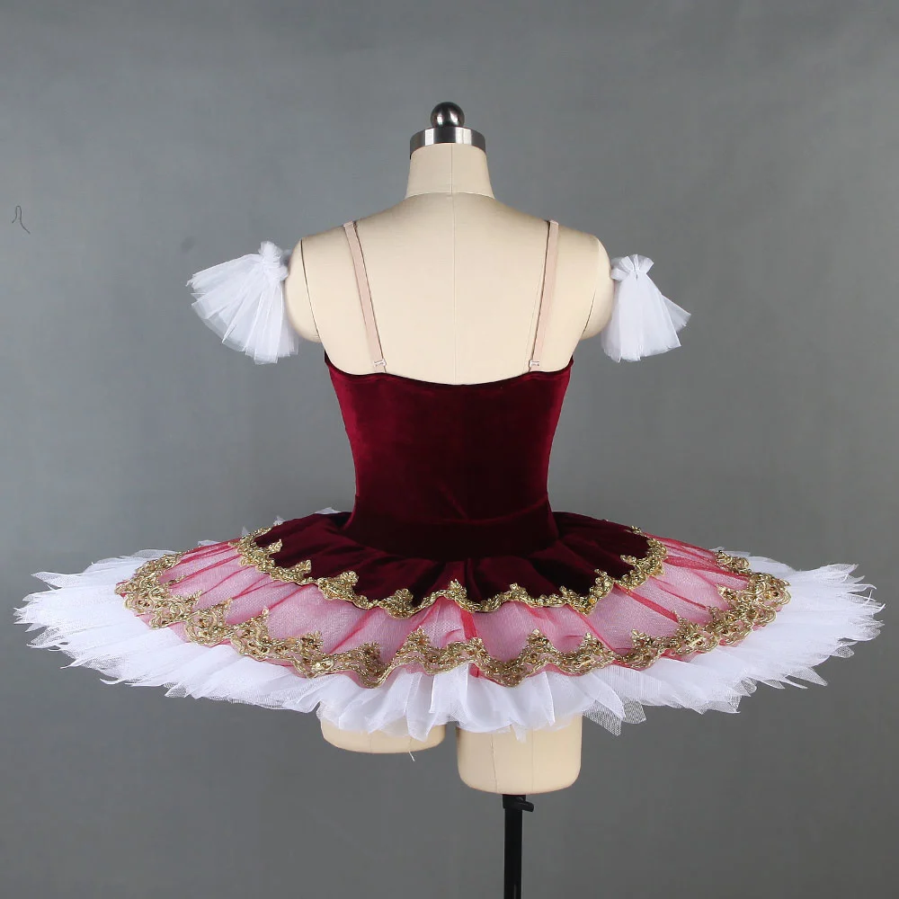 Детская Профессиональная балетная пачка Для маленьких девочек, Балетная одежда для танцев 