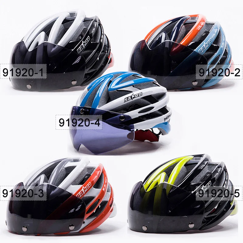 Велосипедный шлем SAHOO Мужские И Женские Сверхлегкие Велосипедные Шлемы С магнитными очками MTB Горный Шоссейный Велосипедный шлем Casco Ciclismo Изображение 4
