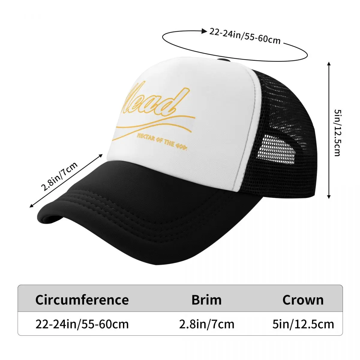 Наслаждайтесь медовухой - Бейсболка Nectar of the Gods летние шляпы Кепка на заказ Пляжная сумка Одежда для гольфа Мужская Женская Изображение 5