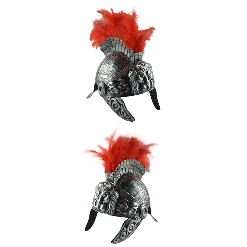 Маска Cos, Шлем, Шляпа Спартанского Воина, Римская Шляпа, Шляпа Спартанского Воина, Шлем, Спартанская Шляпа, Средневековый Римский Винтажный Шлем со Львиным пером Изображение 5