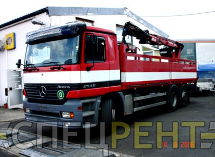 Аренда крана манипулятора MERCEDES Actros 2540 13
тонн MERCEDES Actros 2540