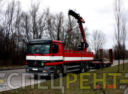 Аренда крана манипулятора MERCEDES Actros 2540 13
тонн MERCEDES Actros 2540