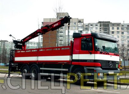 Аренда крана манипулятора MERCEDES Actros 2540 13
тонн MERCEDES Actros 2540