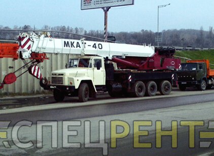 Аренда автокрана КРАЗ TG-500ERG Мкат - 40 тонн КРАЗ TG-500ERG