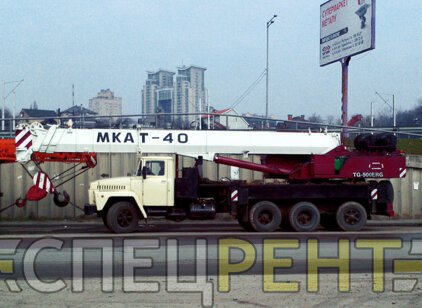 Аренда автокрана КРАЗ TG-500ERG Мкат - 40 тонн КРАЗ TG-500ERG
