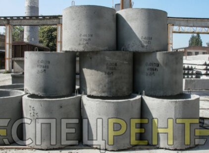 Купить железобетонные кольца с доставкой Кольца бетонные