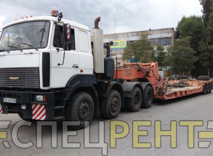 Негабаритные перевозки тралом 60 тонн MAZ