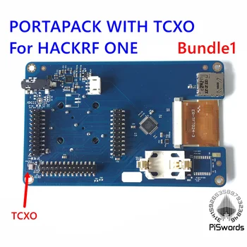 Портативный пакет с TCXO для прошивки Hackrf One Mayhem. Tcxo 0,05 стр/ мин и FM-фильтр с повышающим преобразователем