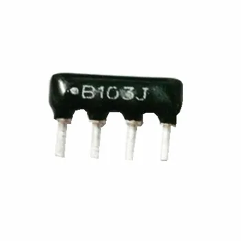 200 шт./лот B тип DIP сетевой резистор 4pin 1/8 Вт 5% 1K B04-102JP 4,7K B04-472JP 10K B04-103JP 220R B04-221JP 680R Исключение DIP