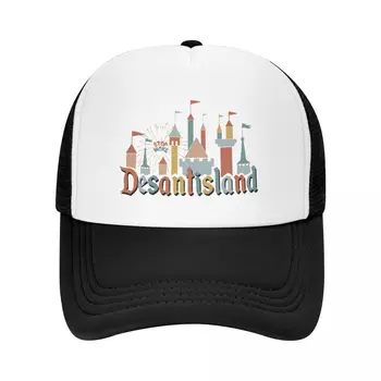 Бейсбольная кепка тематического парка DeSantisland Funny Anti Woke Corporation, роскошная мужская кепка, Мужская бейсболка от Солнца, женская кепка.
