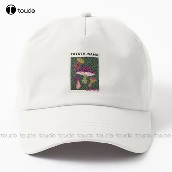 Яей Кусама - различные виды грибов, папина шляпа, летние шляпы, хлопчатобумажные шапочки мультяшного джинсового цвета, забавные разноцветные шляпы от солнца