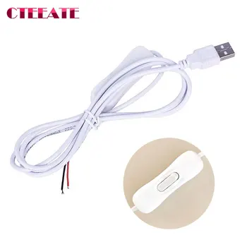 Высококачественный медный материал USB-кабель от мужчины к женщине Кабель для включения-выключения светодиодной лампы Линия электропередачи 150 м 1Psc
