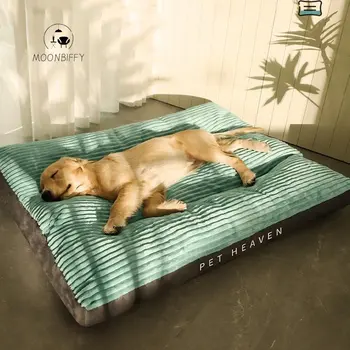 Зимняя кровать для собак, диван, Коврик для домашних животных, корзины для сна, Моющийся коврик для питомника, Товары для домашних животных