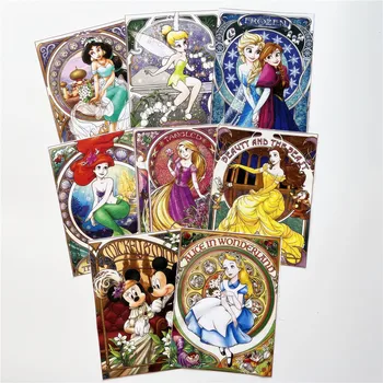 Сумка из ткани Disney Princess для шитья своими руками Цифровая ткань ручной окраски Ткань ручной работы Лоскутное шитье 15x20 см