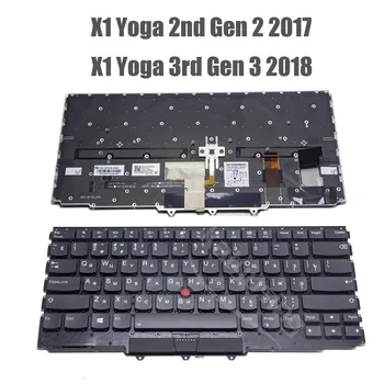Русская клавиатура для Lenovo ThinkPad X1 Yoga 2-го поколения 2 2017 3-го поколения 3 2018 с подсветкой