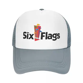 Бейсболка Six Flags Роскошная кепка Значок шляпы для гольфа Мужские шляпы женские