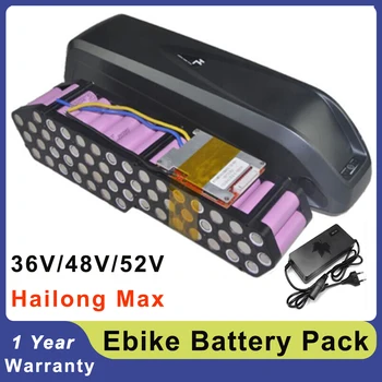 Hailong 36V 48V 20Ah Аккумулятор для электрического велосипеда 52Volt 21Ah Литий-ионные Аккумуляторы для eBike Подходят BBS01 BBS02 BBSHD 350 Вт 750 Вт 1000 Вт