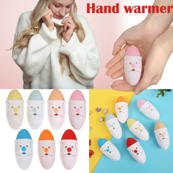 Теплый мини-самонагревающийся пластиковый зажим, Милая рука Санта-Клауса, Теплые детские руки, многоразовые тепловые пакеты для обуви, карманная грелка для рук Mini