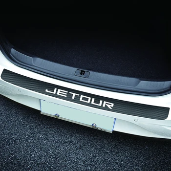 Защитная Накладка Багажника Автомобиля На Задний Бампер Из Углеродного Волокна Для JETOUR X70 X90 PLUS X70S X70M X95