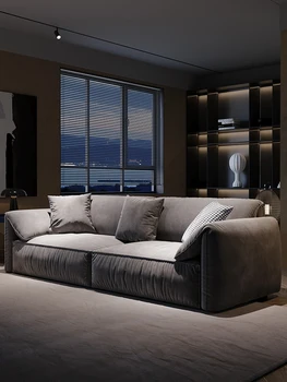 Диван из итальянской ткани, современный минималистичный диван для гостиной wind, матовая ткань, диван с ушами слона, диван высокого класса