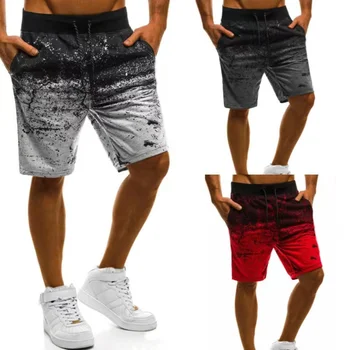 Летние Новые мужские повседневные шорты 2023, джоггеры, короткие спортивные штаны, тонкие тренировочные шорты в стиле хип-хоп с завязками, большие размеры