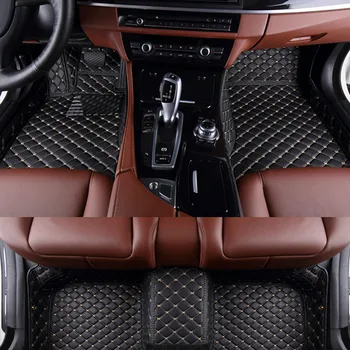 Лучшее качество! Специальные автомобильные коврики на заказ для Ford Mustang 2021-2015, прочные водонепроницаемые ковры для Mustang 2020, бесплатная доставка