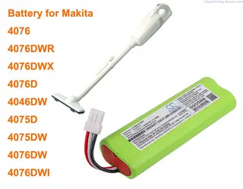 Аккумулятор GreenBattery3000mAh 810534-3 для Makita 4076, 4076D, 4076DWR, 4076DWX
