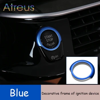 Автомобильные наклейки с мультимедийными кнопками, крышки из алюминиевого сплава, наклейки для отделки двигателя Start Stop для BMW G30 G32 X3 G01 X4 G02 2018 2019 2020