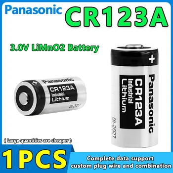 1ШТ Panasonic CR123A CR17345 DL123A 3V Литиевая Батарея Для Цифровой Камеры Дверные Звонки Фонарик Счетчики Воды Дымовая Сигнализация