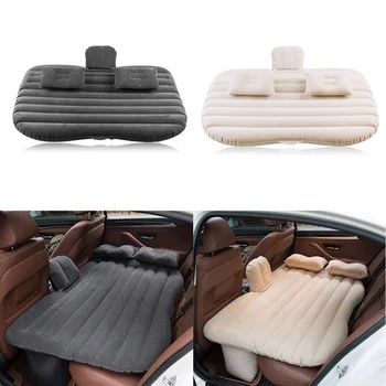 Автомобильная надувная кровать для путешествий, матрас на заднем сиденье, Надувная подушка для отдыха, сна, путешествия, кемпинга, Надувная подушка для дивана, аксессуары для зарубежных автомобилей
