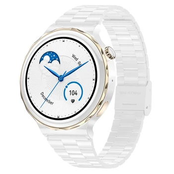 Для Huawei xiaomi Watch AMOLED Смарт-Часы Женские С Пользовательским Набором Номера Часы Для Ответа На Вызов NFC Контроль Доступа Водонепроницаемые Умные Часы Женские