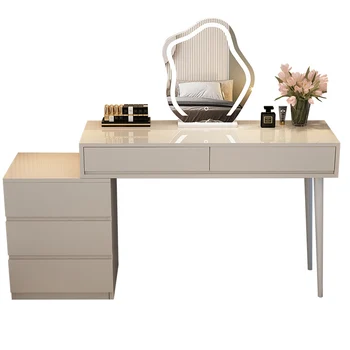 Комод, простой шкаф для хранения, прикроватный столик, встроенный письменный стол, Выдвижной столик для макияжа