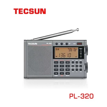 НОВЫЙ радиоприемник TECSUN PL-320 FM/AM/SW/WM/Full Band FM Стерео, портативное радио TECSUN PL320