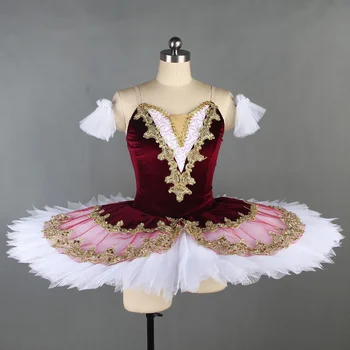 Детская Профессиональная балетная пачка Для маленьких девочек, Балетная одежда для танцев 