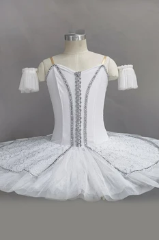 Белая Пачка Для Классических Танцев, Профессиональное Балетное Платье Для Девочек, Платье Балерины 