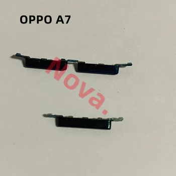 Кнопка включения-выключения громкости для OPPO A7, сменная боковая клавиша, деталь для ремонта телефона