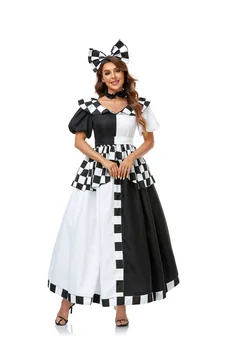 Женский костюм принцессы покера для косплея на Хэллоуин