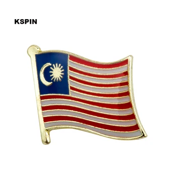 Значок с флагом Малайзии, значок-брошь на лацкане, значки 1ШТ KS-0114